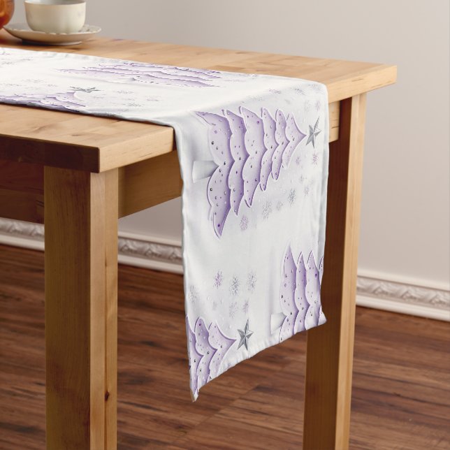 Purple Short Table Runner (In Situ)