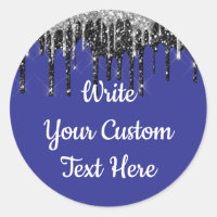 Purple & Silver Anniversary Birthday Party Glitter