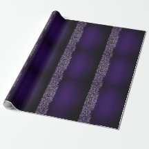 Purple Silver Floral Pattern