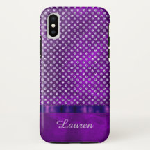 Purple Silver Gem