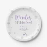 Purple & Silver, Winter Wonderland Birthday Party