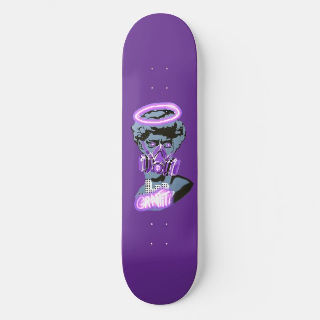purple skateboard (Front)