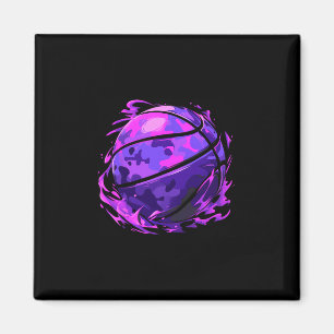 Purple Sketll Camouflage For Men Women Kids Youth  Magnet