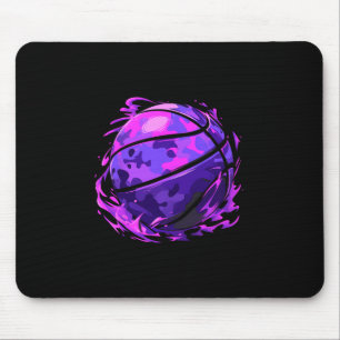 Purple Sketll Camouflage For Men Women Kids Youth Mouse Pad