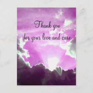 Purple Skies_ Postcard