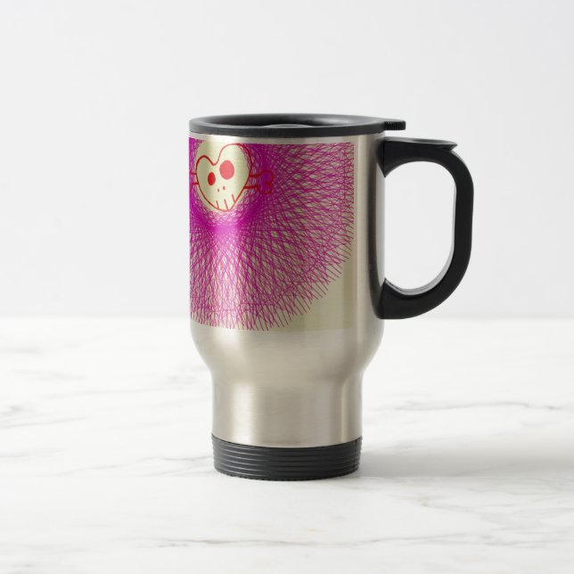 purple skull & bones travel mug (Right)