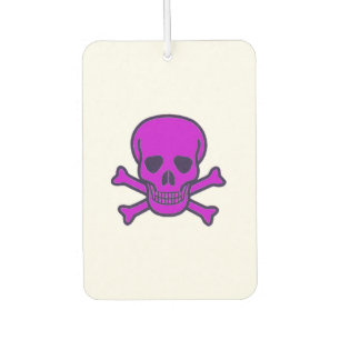 Purple Skull car air freshener
