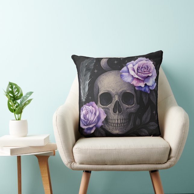 PURPLE SKULL COOLER CUSHION (Chair)
