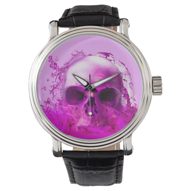 Purple Skull in Water Watch (Front)