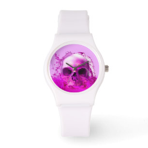 Purple Skull in Water Watch