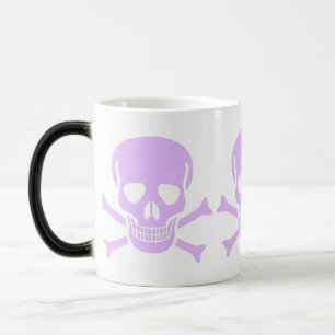 purple skull mug