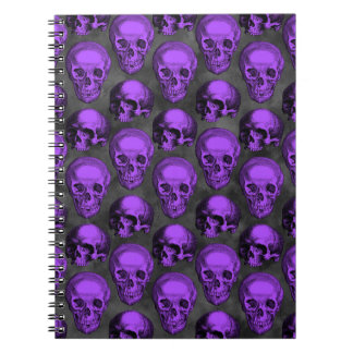 Purple Skull Note book