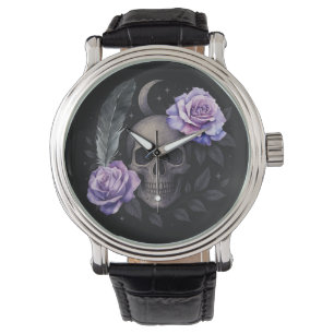 PURPLE SKULL WATCH
