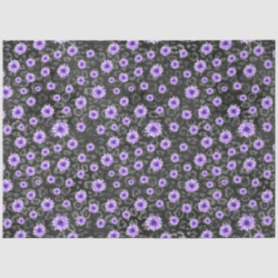 Purple Skulls and Sunflower Series Design 11 Tissue Paper