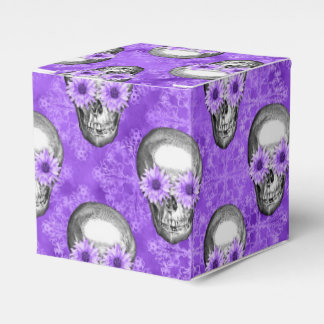 Purple Skulls and Sunflower Series Design 12  Favour Box