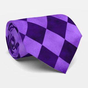 Purple Skulls and Sunflower Series Design 13  Tie