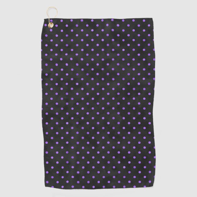 Purple Skulls and Sunflower Series Design 14  Golf Towel (Front)