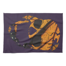 Purple Skulls Wings of Butterflys