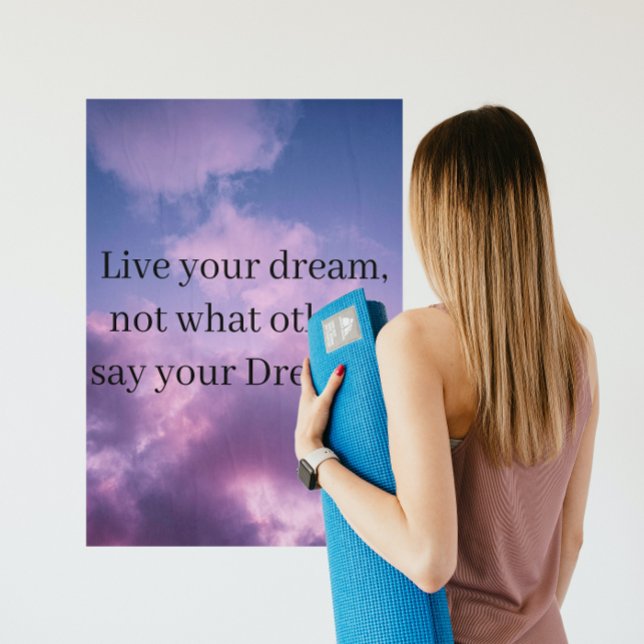 Purple sky clouds poster (Creator Uploaded)