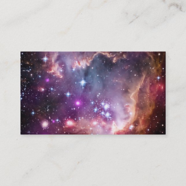 Purple Small Magellanic Cloud Business Card (Front)