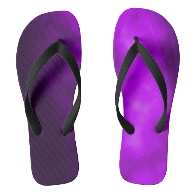 Purple Smoke Flip Flops (Footbed)