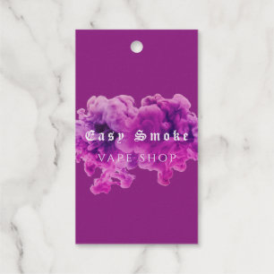 Purple Smoke Vape Shop Business Gift Tags