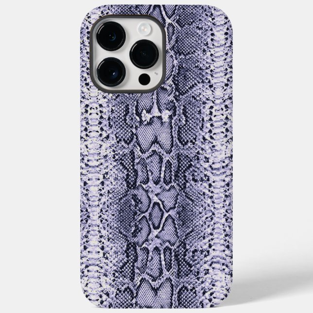  Purple Snake Skin Animal Print Case-Mate iPhone Case (Back)