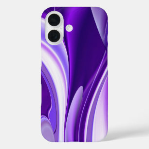 Purple Snow Dream , Abstract Fantasy Rainbow-Art iPhone 16 Case
