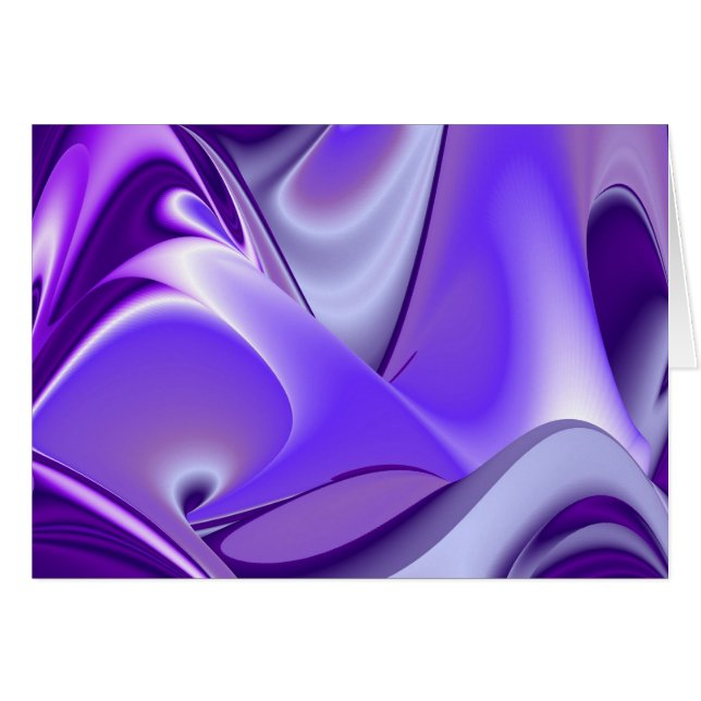 Purple Snow Dreams, Abstract Fantasy-Art (Front Horizontal)