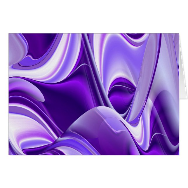 Purple Snow Dreams, Abstract Fantasy-Art (Front Horizontal)