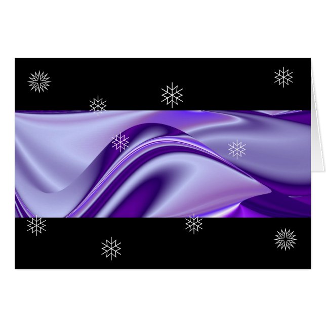 Purple Snow Dreams , Abstract Fantasy Rainbow-Art (Front Horizontal)