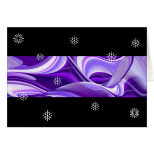 Purple Snow Dreams , Abstract Fantasy Rainbow-Art