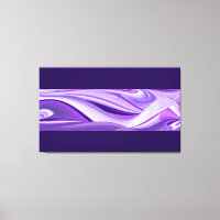 Purple Snow Dreams, Abstract Fantasy Rainbow Art