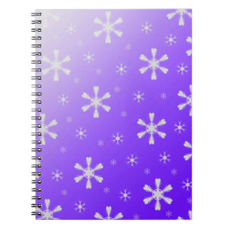 Purple Snowflake Notebook