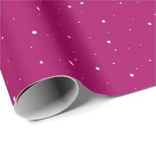 Purple Snowflake Snow Winter Christmas Holidays Wrapping Paper