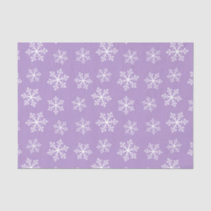 Purple Snowflake Tissue Paper