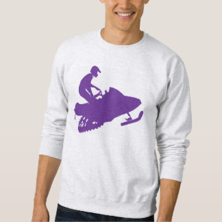 Purple Snowmobiler Sweatshirt