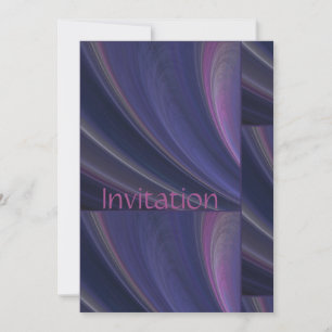Purple Soft Sand Waves Invitation