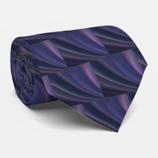 Purple Soft Sand Waves Tie