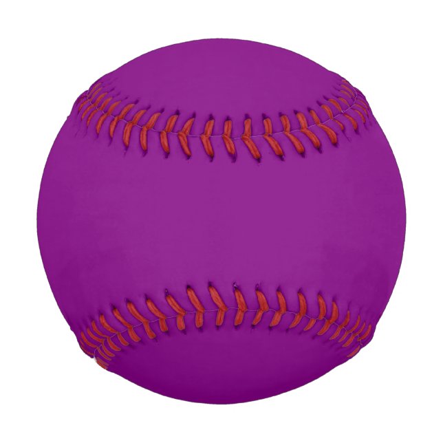 Purple Solid Colour Baseball (Front)