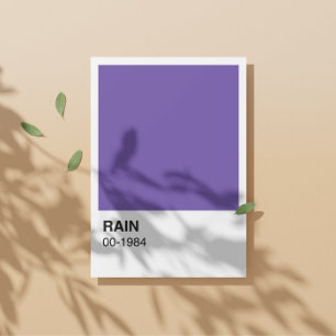 Purple Song Album - White Border Poster