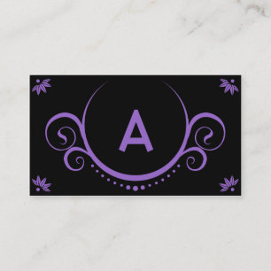 purple sophistications business card