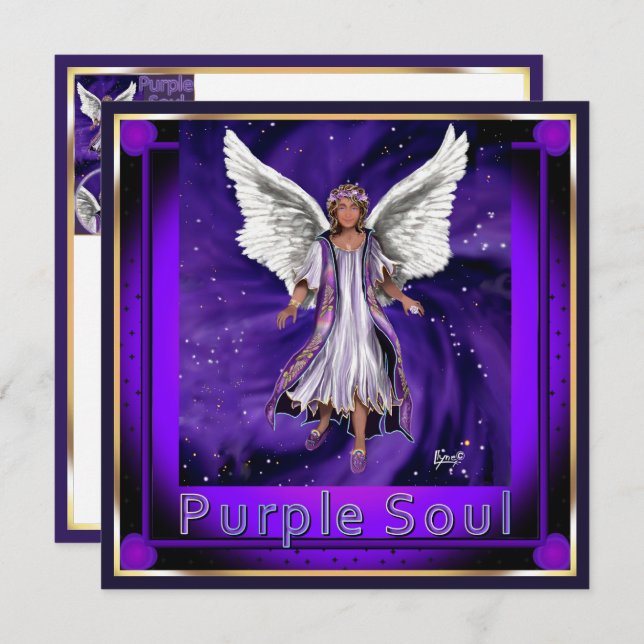 Purple Soul blank card (Front/Back)