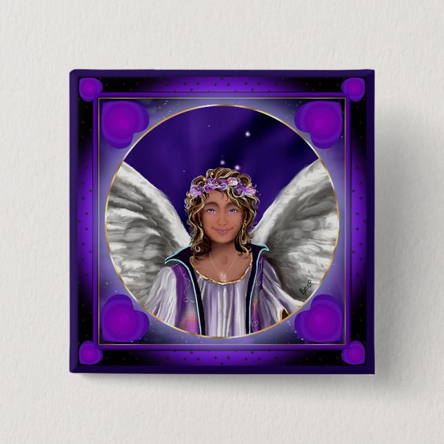 Purple Soul  Button (Front)