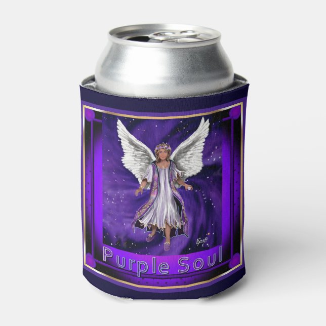 Purple Soul Can Cooler (Can Front)