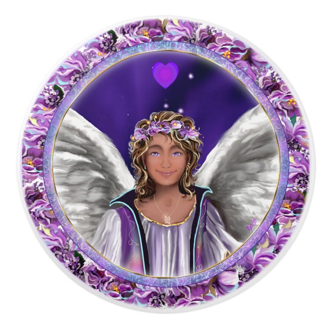 Purple Soul Ceramic Knob (Front)