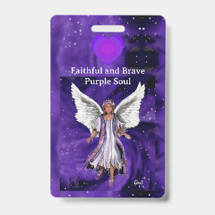 purple soul ID badge