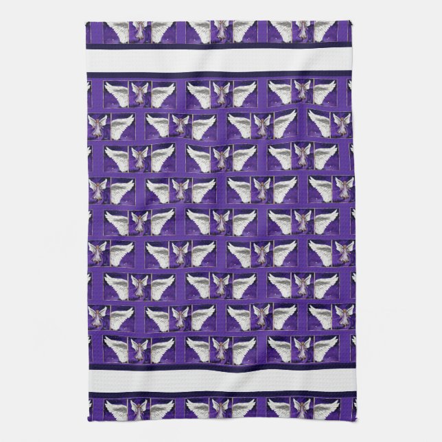 Purple Soul kitchen towel (Vertical)
