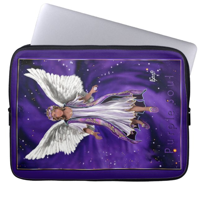 Purple Soul Laptop Sleeve (Front)