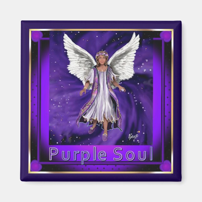 Purple Soul Magnet (Front)